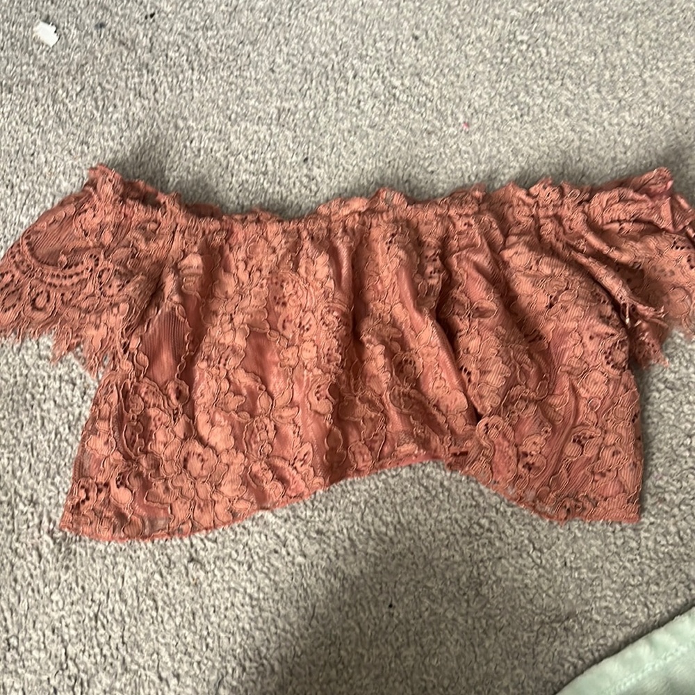 Pink Lace Top